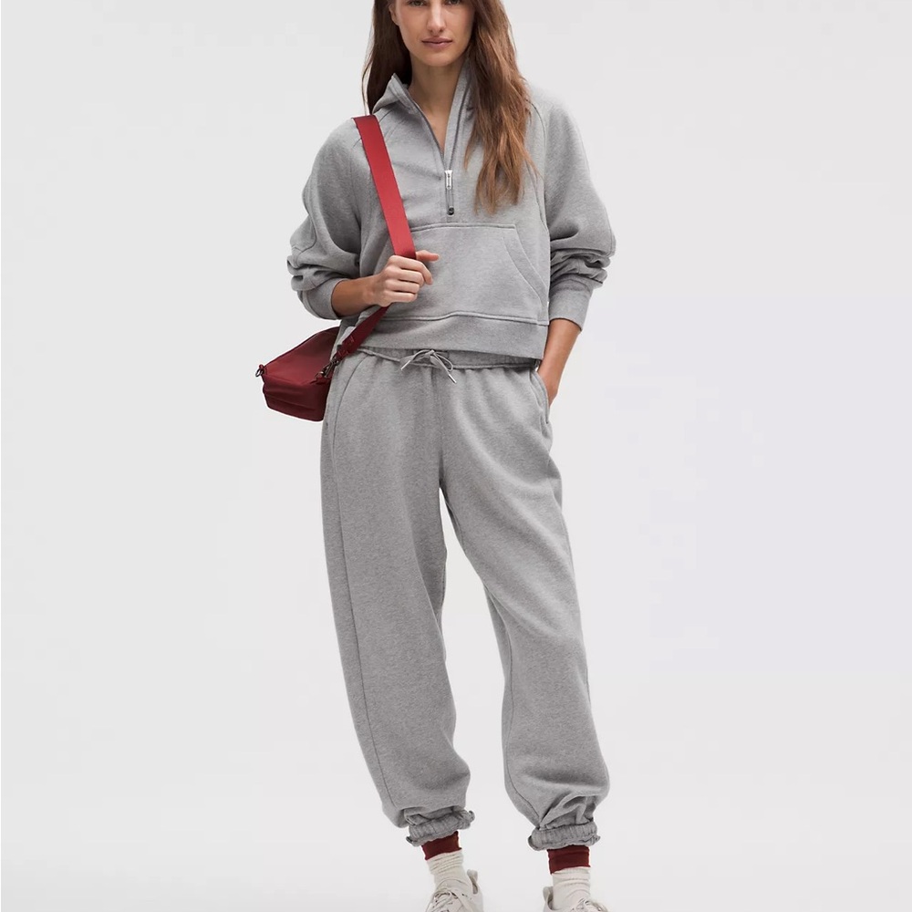 Lululemon Athletica Gray Half-Zip Sweatshirt